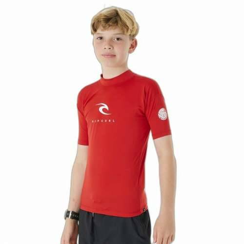 Dječja Majica Kratkih Rukava Rip Curl Corps L/S Rash Vest  Crvena Likra Daskanje Cijena