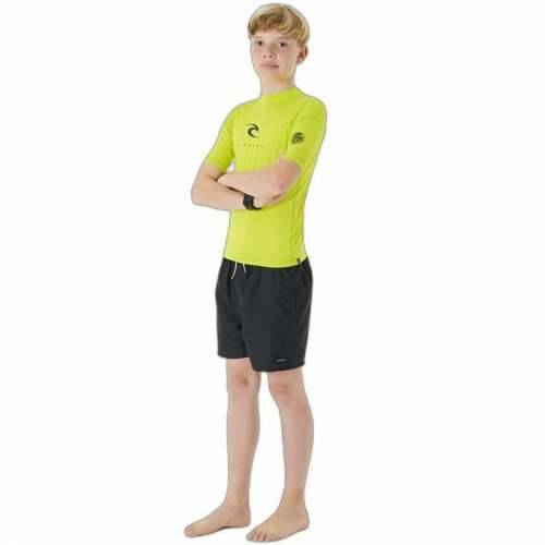 Dječje Majica Kratkih Rukava Rip Curl Corps S/S Rash Rumena Daskanje Likra Cijena