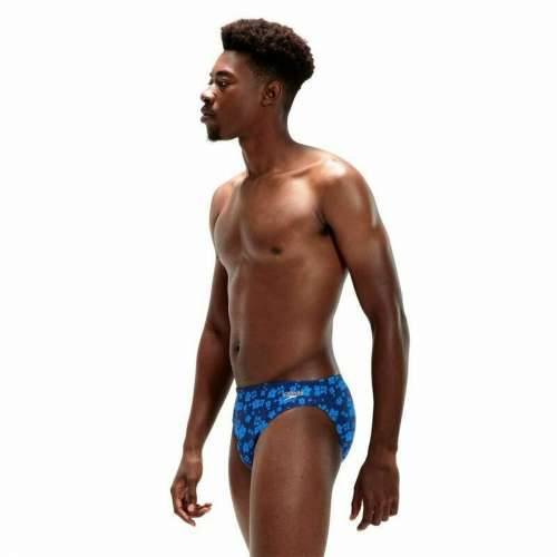 Muški Kupaći Kostim Speedo Allover Brief Plava Cijena
