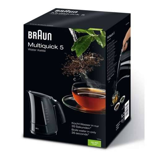 Električno kuhalo za vodu s LED svjetlom Braun 533631 1,7 L Crna Plastika 3000 W 1,7 L Cijena