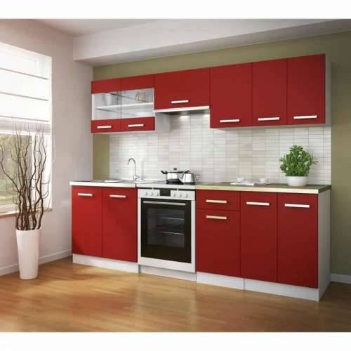 Pomoćni namještaj 40 x 47 x 82 cm Crvena Plastika Melamin PVC Cijena
