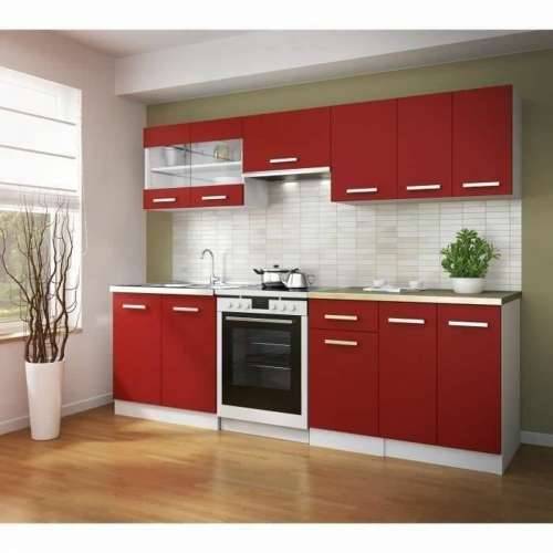 Kuhinjski ormarić Crvena PVC Kristal Plastika Melamin 80 x 31 x 55 cm Cijena