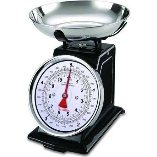 kuhinjsku vagu Terraillon Retro Deco Crna 5 kg 1 L Cijena