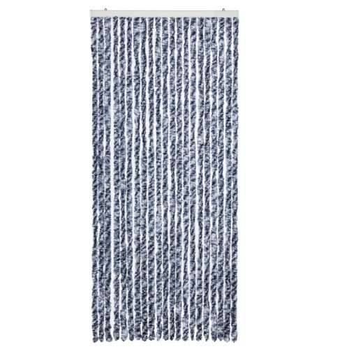 Zastor protiv insekata plavo-bijelo-srebrni 90 x 220 cm šenil - plava/bijela/srebrna 90 x 220 cm Cijena