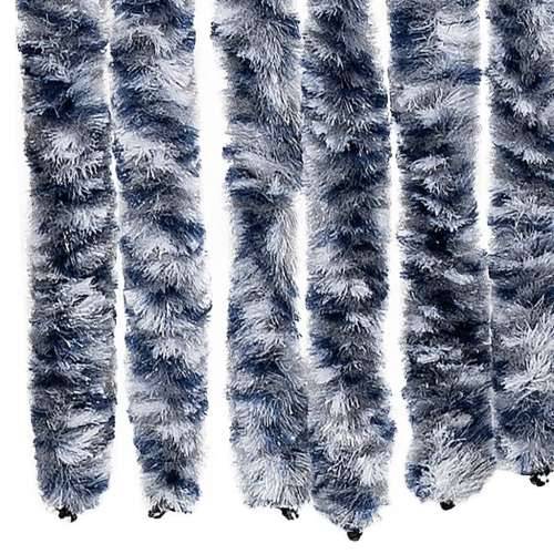 Zastor protiv insekata plavo-bijelo-srebrni 90 x 220 cm šenil - plava/bijela/srebrna 90 x 220 cm Cijena