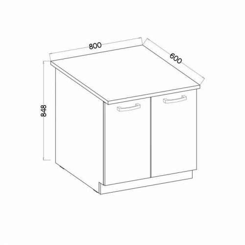 Pomoćni namještaj PVC Ozols Plastika 80 x 52 x 82 cm Cijena