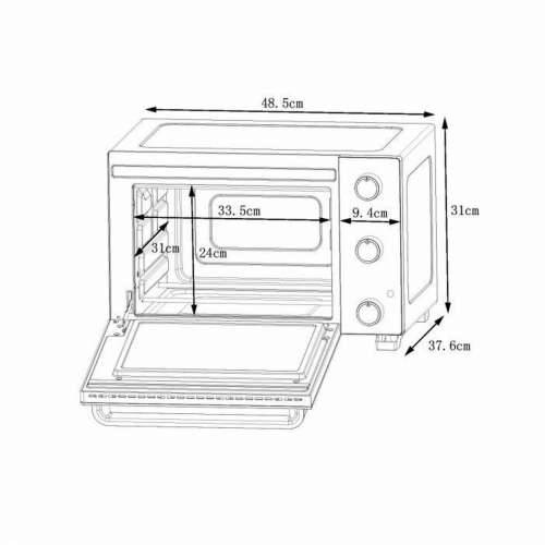 Peć Continental Edison CEMF28B2 1500 W Cijena