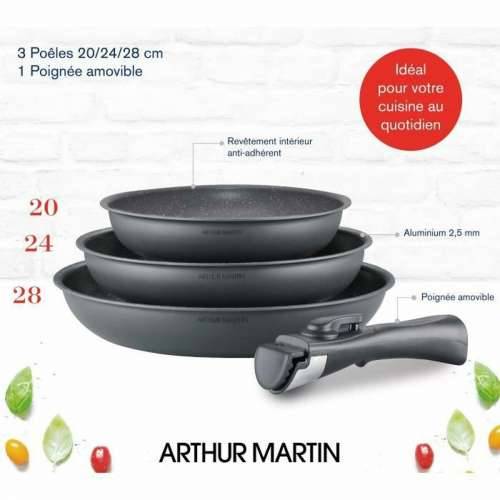 Set spremnika Arthur Martin AM521 Siva 4 Dijelovi Cijena