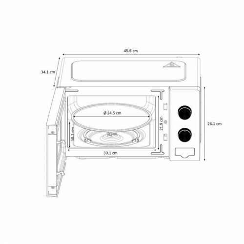 Mikrovalna Pećnica Oceanic MO20W11  20 L Cijena