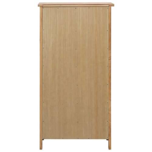 Ormarić za cipele od masivne hrastovine 76 x 37 x 105 cm - Smeđa 1 Cijena