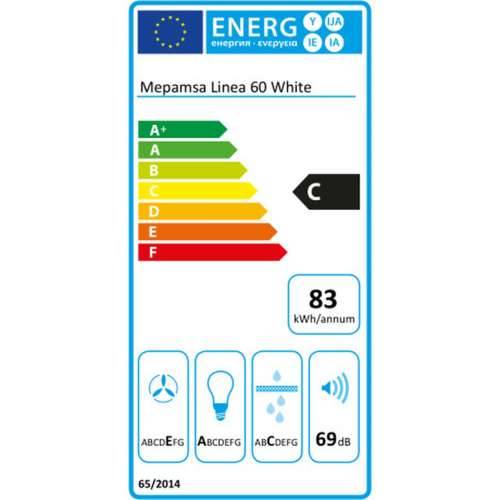 Konvencionalna Napa Mepamsa LINEA 140 W Bijela 60 cm Cijena