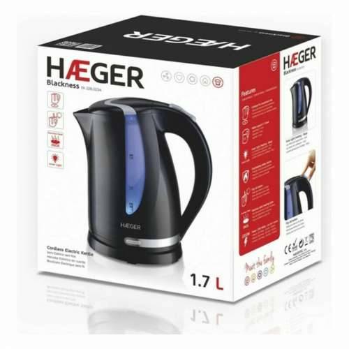 Kuhalo Haeger EK-22B.023A Crna Nehrđajući Čelik 2200 W 1,7 L Cijena