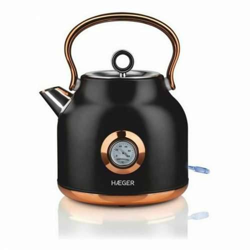 Električno Kuhalo za Vodu i Čajnik Haeger EK-22B.024A Crna Nehrđajući Čelik 2200 W 1,7 L Cijena
