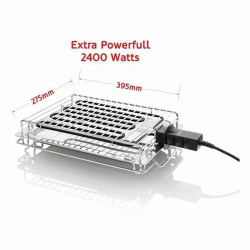 Grill Haeger GR-240.013A 2400W Crna Pisana 2400 W (395 x 275mm) Cijena