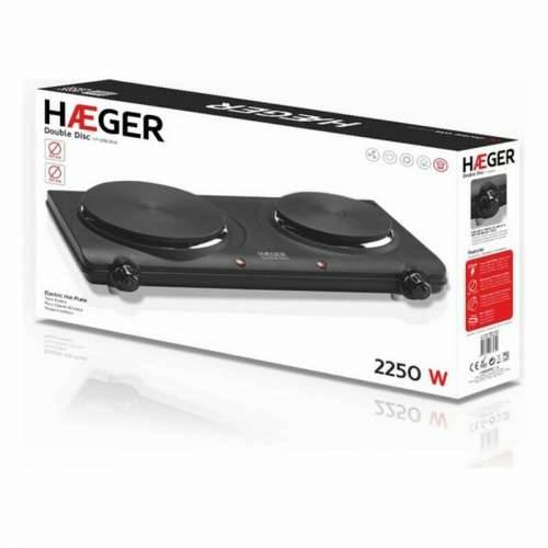 Električna Ploča za Kuhanje Haeger HP-02B.013A Crna 2 Peći Pisana 2250W Cijena