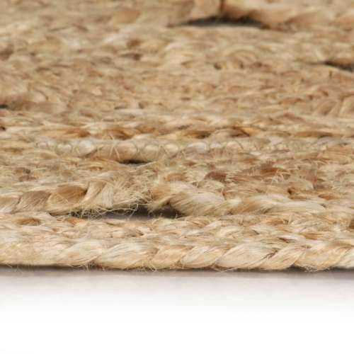Ručno rađeni pleteni tepih od jute 120 cm Cijena