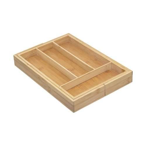 Organizator Pribora za Jelo 5five Simply Smart Smeđa Prirodno Drvo Bambus 34 x 25 x 4,5 cm Cijena