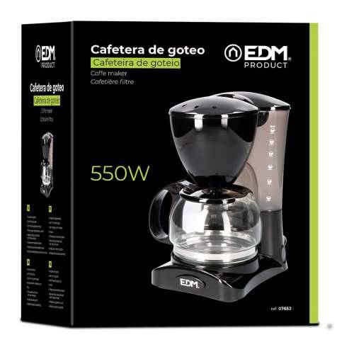 Aparat za Filter Kavu EDM 07653 Crna 550 W 6 Šalice 0,6 L Cijena