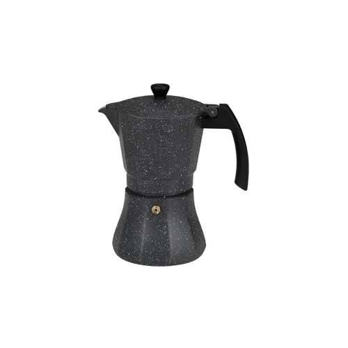 Talijanska Moka za Kavu EDM Crna Aluminij 6 Šalice Indukcija Cijena