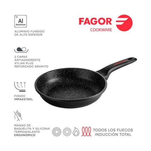 Tava Fagor Crna Aluminij Ø 28 cm Cijena