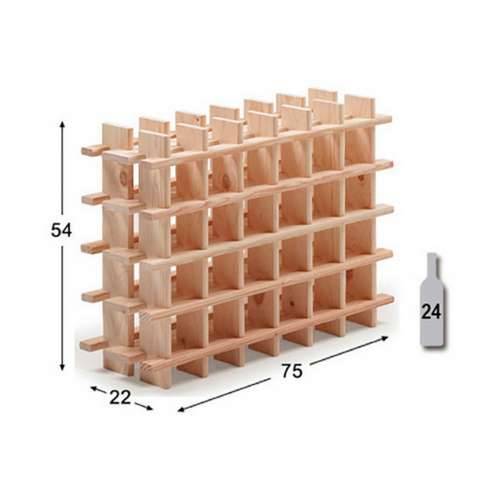 Stalak za boce Astigarraga Smeđa Borovina (75 x 22 x 54 cm) Cijena