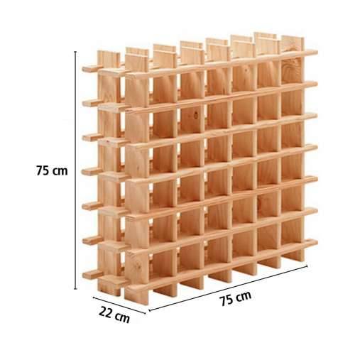 Stalak za boce Astigarraga Smeđa Borovina (75 x 22 x 75 cm) Cijena