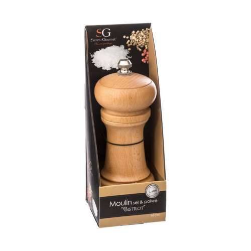 Mlinac za Sol i Papar 2 u 1 Secret de Gourmet Smeđa Drvo 14,5 x 5,5 cm Cijena