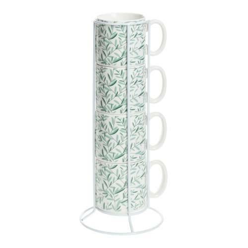 Set 4 Velikih Šalica Secret de Gourmet S podrškom Porculan Cijena