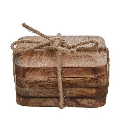 Podmetači za čaše Mica Decorations Duko 4 Dijelovi (10 x 10 x 5 cm) Cijena