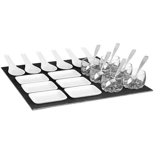 Set za Predjelo Secret de Gourmet Crna Daska (30 x 30 cm) Cijena