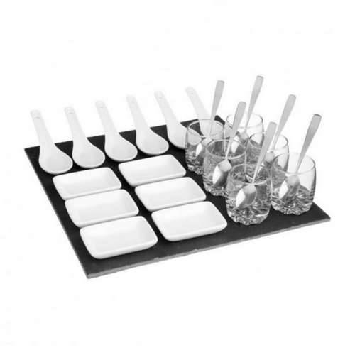 Set za Predjelo Secret de Gourmet Crna Daska (30 x 30 cm) Cijena