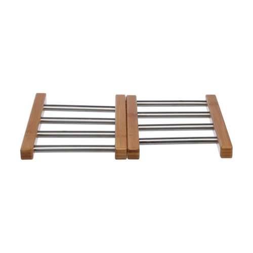 Podmetač Secret de Gourmet Prirodno Nehrđajući Čelik 35,2 x 22,2 x 2 cm Izvlači Cijena