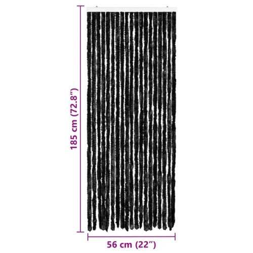 Zavjesa protiv muha - Zastor protiv insekata antracit 56 x 185 cm šenil - Antracit 56 x 185 cm Cijena