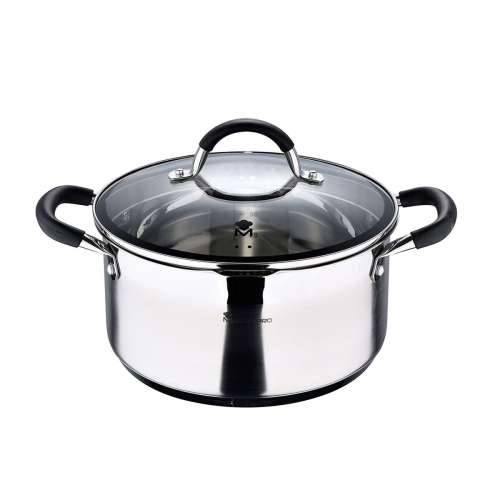 Duboka tava s poklopcem Masterpro foodies bgmp-1502-bk Nehrđajući Čelik (5 L) 24 x 12 cm Cijena