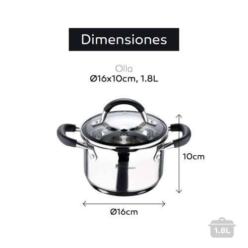 Lonac za Sporo Kuhanje Masterpro Ø 16 cm 1,8 L Cijena