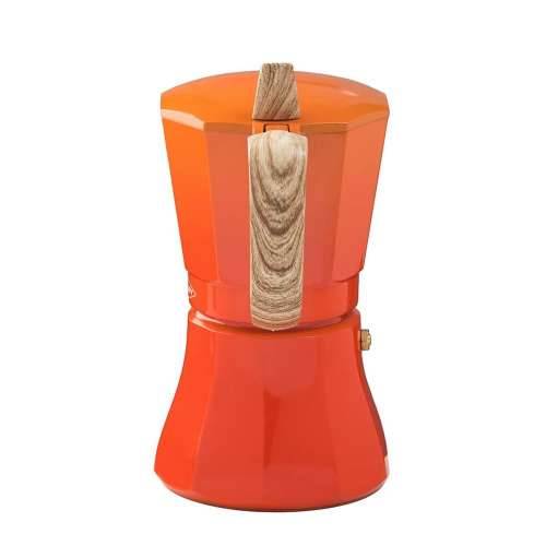 Talijanska Moka za Kavu Oroley Petra Oranžna Aluminij 6 Šalice Cijena