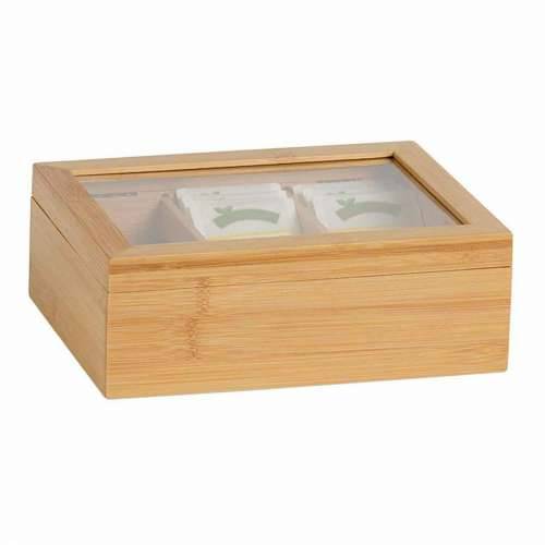Kutija za Čajeve Andrea House cc73015 Bambus 21 x 16 x 7,5 cm Cijena