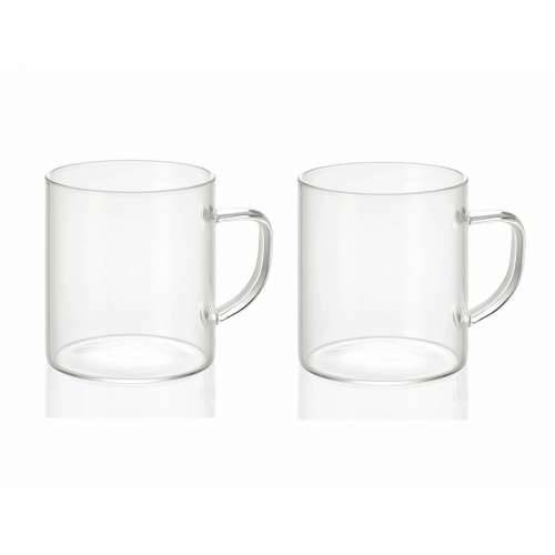 Set 2 Velikih Šalica Andrea House ms19209 Providan Staklo 300 ml 2 x 300 ml Ø 7,5 x 8,5 cm Cijena