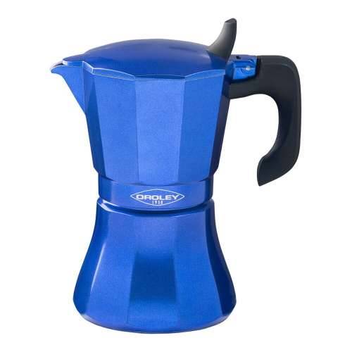 Talijanska Moka za Kavu Oroley Petra Plava Aluminij 9 Šalice Cijena