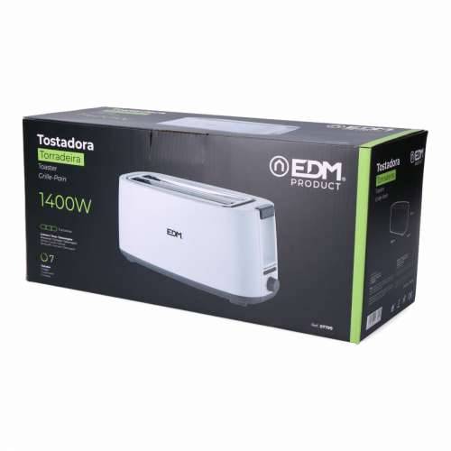 Toster EDM 07799 White Design 1400 W Dvostruki utor Cijena