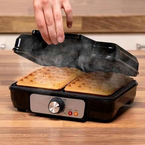 Uređaj za Pripremu Vafla Alpina 1000 W Srebrna Cijena