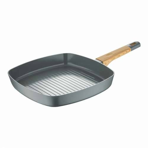 Rebrasta tava San Ignacio Earth Grey SG-6754 Siva Aluminij 28 x 28 cm Cijena