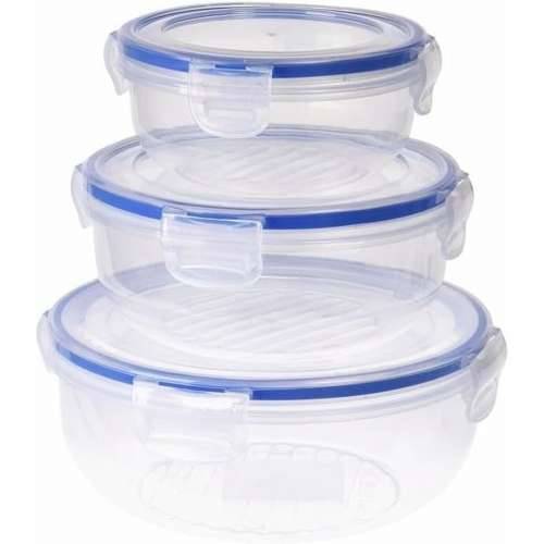 Set kutija za užinu Excellent Houseware 024000670 Plastika Okruglo 400 ml 800 ml 1,4 L 3 kom. Cijena