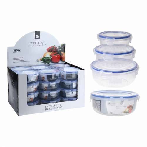 Set kutija za užinu Excellent Houseware 024000670 Plastika Okruglo 400 ml 800 ml 1,4 L 3 kom. Cijena