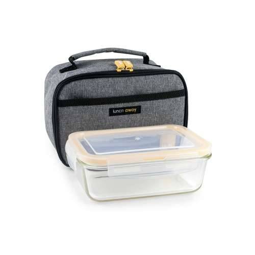 Torba za ručak s priborom Ibili 753401g Siva Poliester Borosilikatno staklo 21 x 13 x 14 cm Cijena