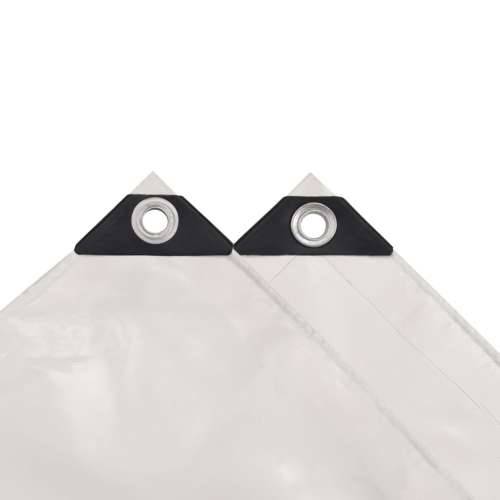Cerada 650 g/m² 1,5 x 6 m bijela - Bijela 1.5 x 6 m 1 with eyelets Cijena