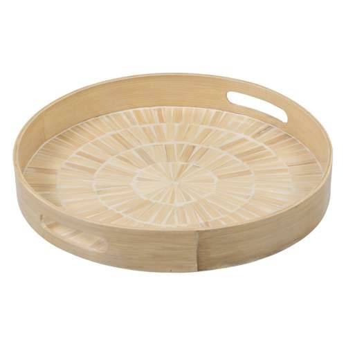 Pladanj za aperitive Bež Bambus 35 x 35 x 5 cm Drvo MDF Cijena