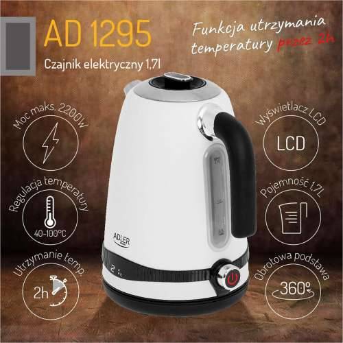 Kuhalo Adler Bijela Nehrđajući Čelik 2200 W 1,7 L Cijena