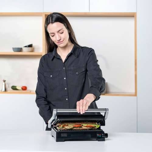 Aparat za sendviče Black & Decker BXGF2200E Crna Aluminij 2200 W Cijena