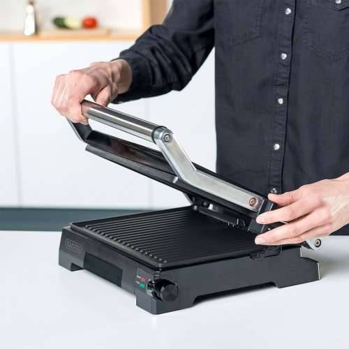 Aparat za sendviče Black & Decker BXGF2200E Crna Aluminij 2200 W Cijena